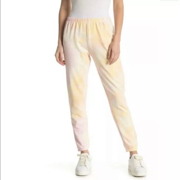 Wildfox Sherbet Wash Rory Tie Dye Joggers Sweatpants - Picture 1 of 11